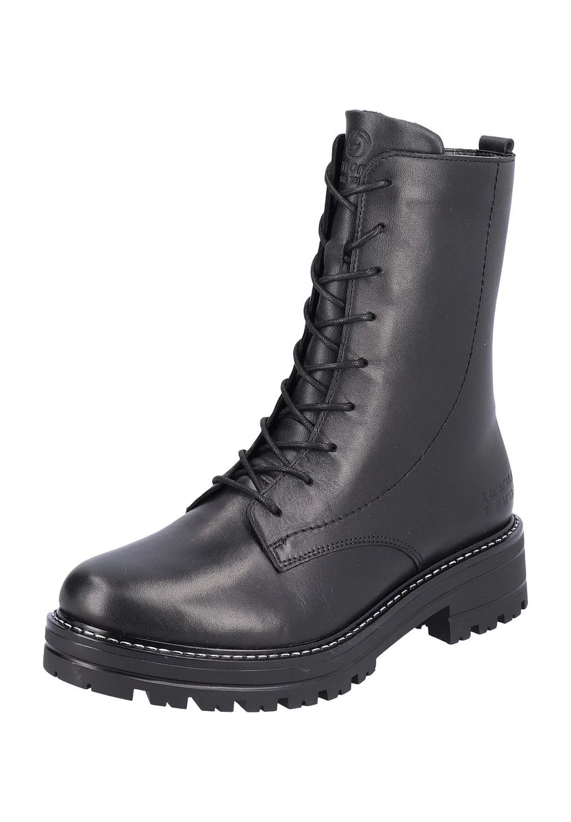Klassische Leder-Schnürstiefel im Combat-Stil