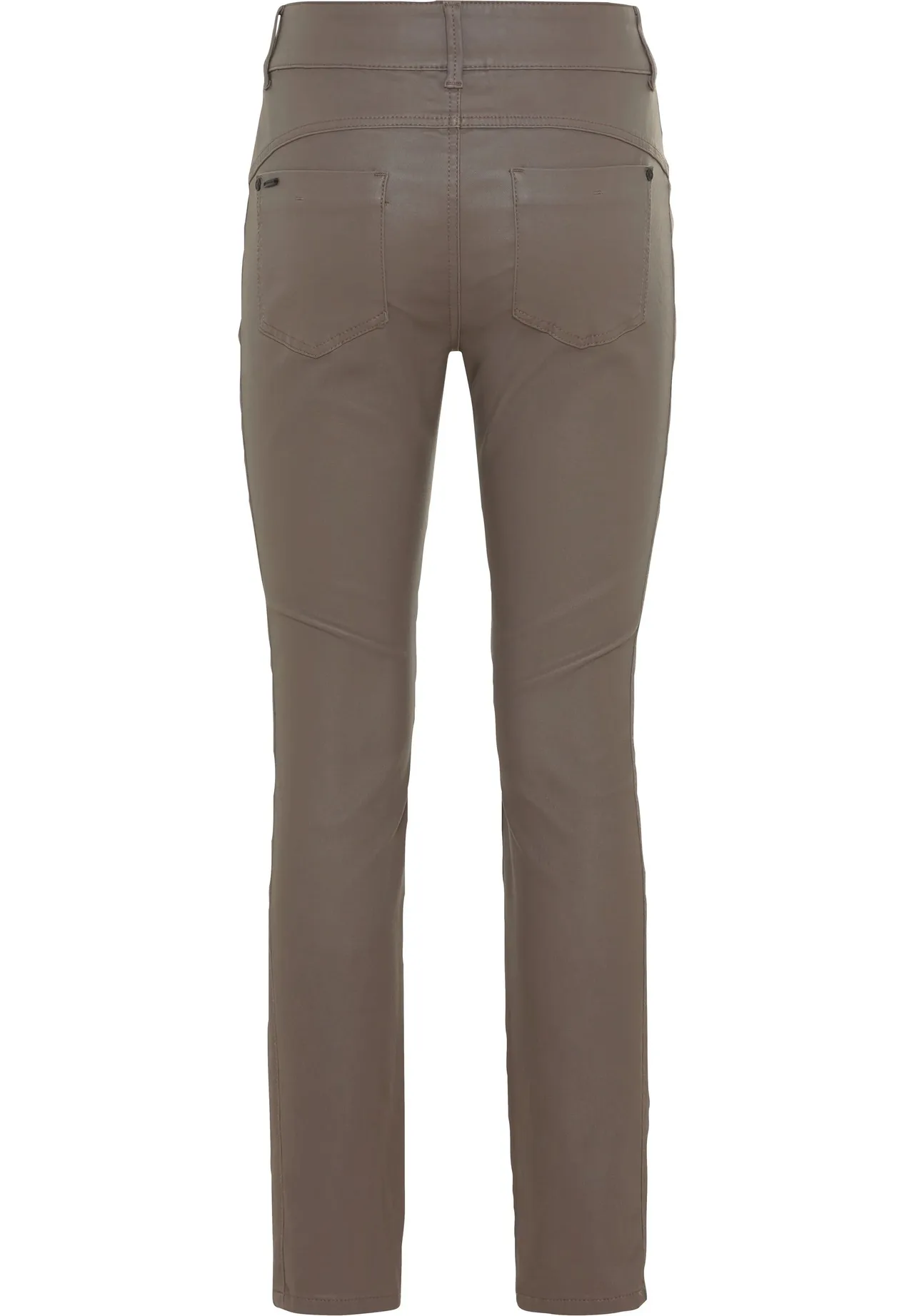 Slim-Fit Hose in Leder-Optik