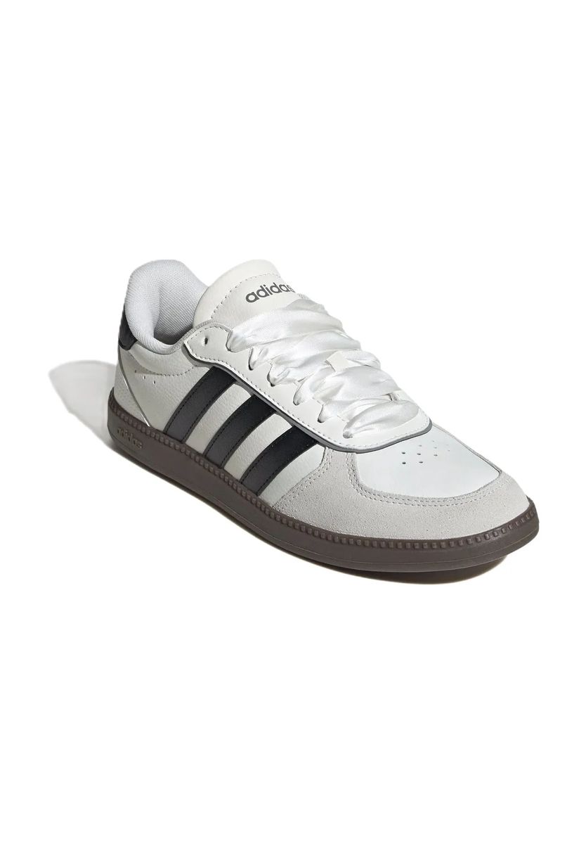 Low-Top-Sneaker mit Satinschnürsenkeln