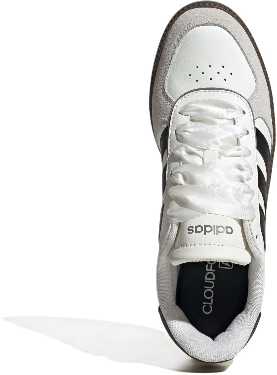 Low-Top-Sneaker mit Satinschnürsenkeln