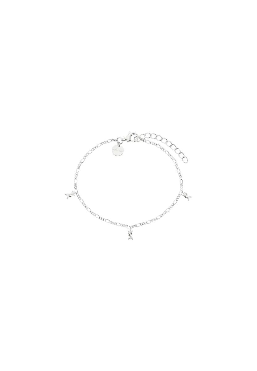 Sterling Silber Armband mit Baguette-Zirkonia