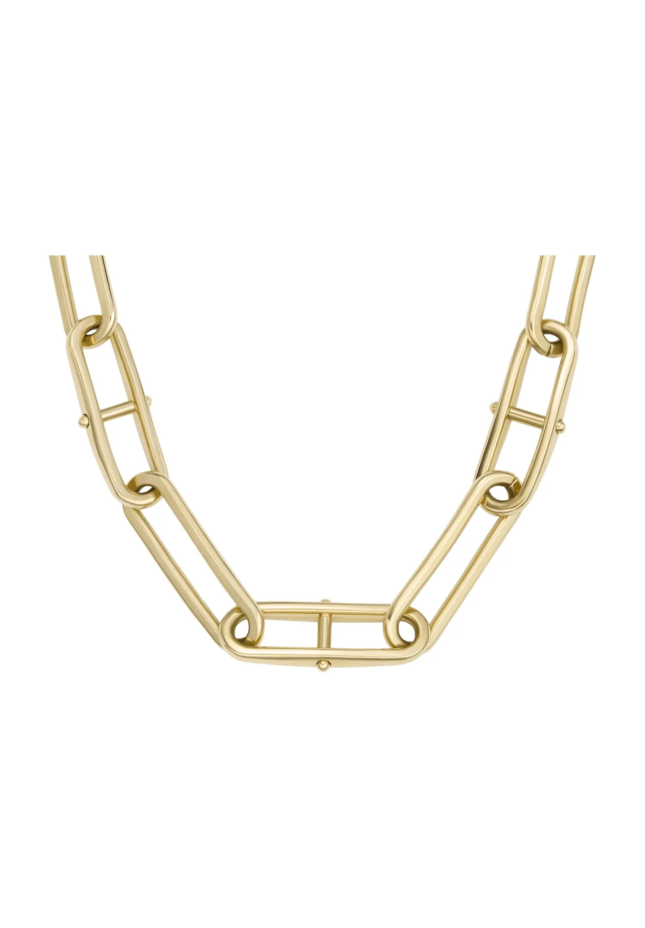 Oversized Gliederkette mit Karabinerverschluss