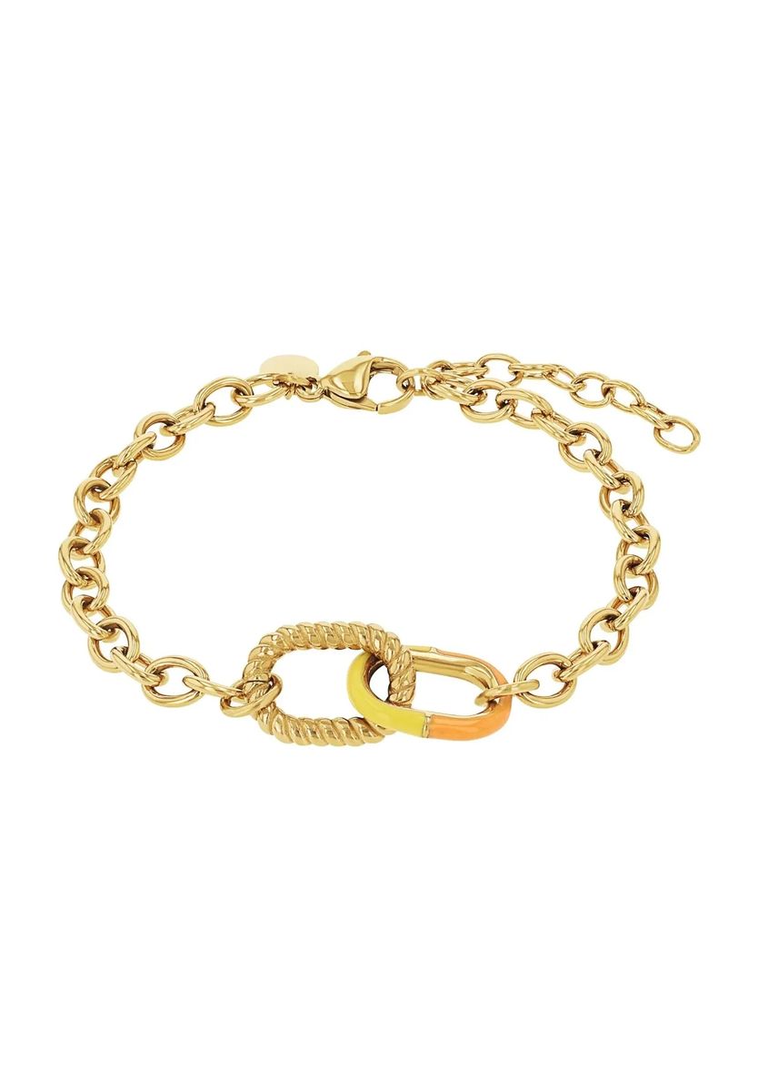Gliederkette mit Emaille-Anhänger