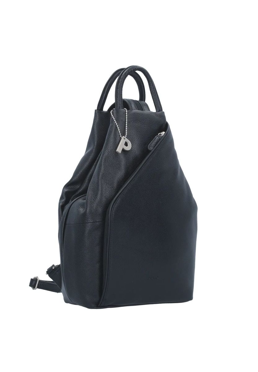 Eleganter Lederrucksack in Tropfenform