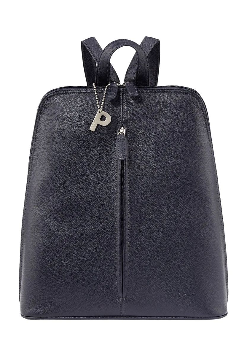 Minimalistischer Stadtrucksack aus genarbtem Leder