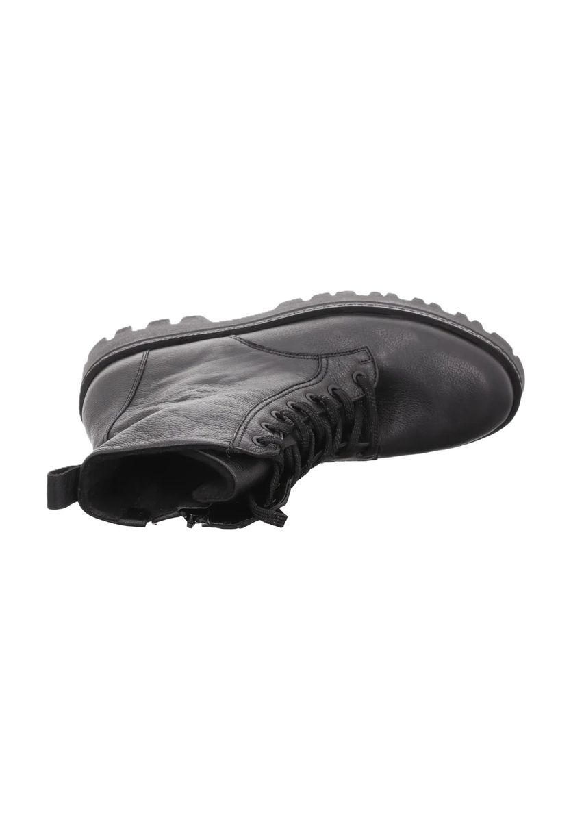 Klassische Leder-Schnürstiefeletten
