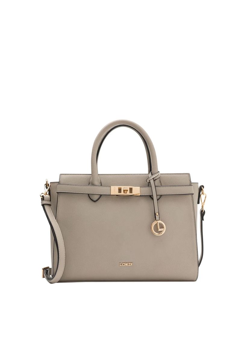 Elegante strukturierte Henkeltasche