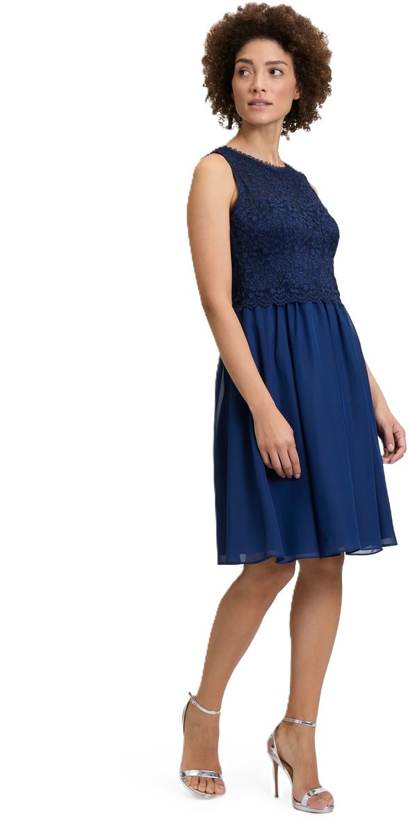 Elegantes Cocktailkleid mit floraler Spitze