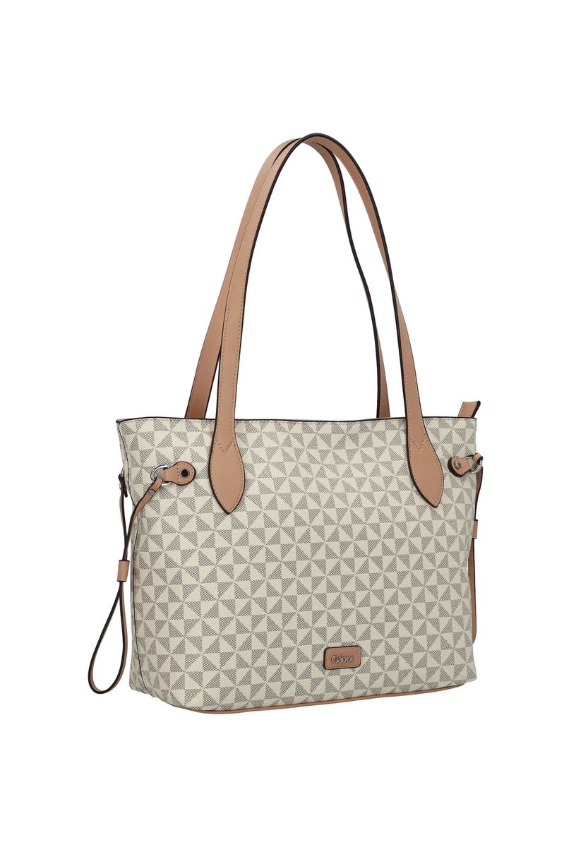 Shopper mit geometrischem Print