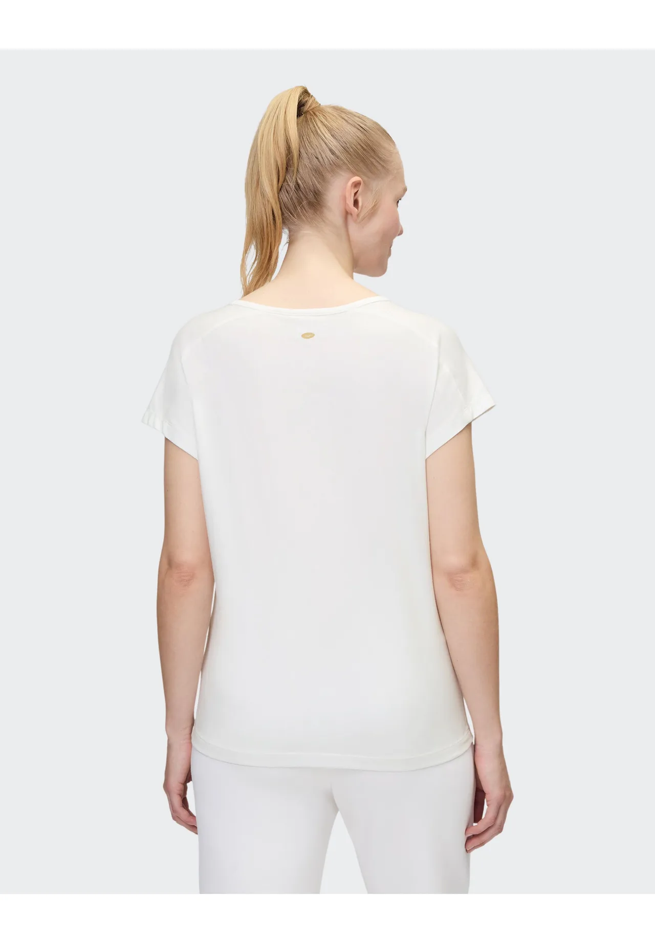 Lockeres Funktionsshirt mit Logo-Print