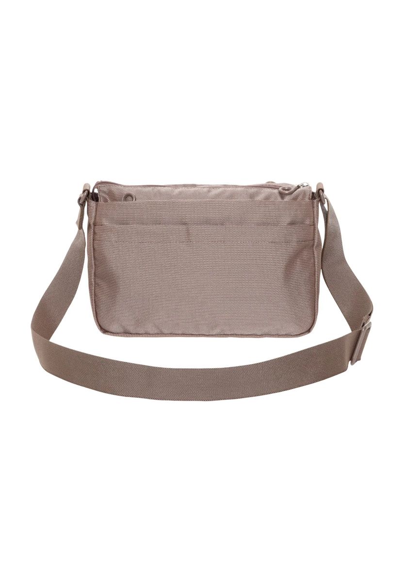 Praktische Schultertasche mit Außentaschen
