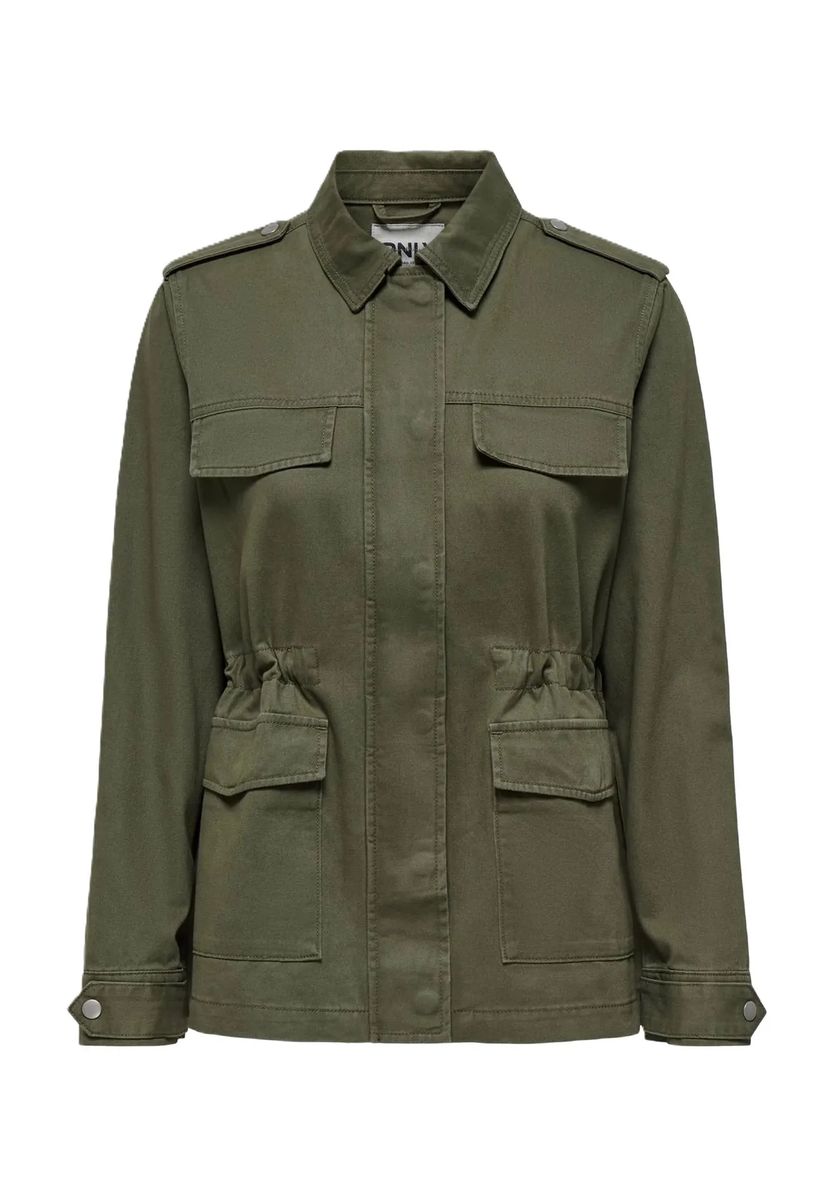 Taillierte Cargo-Utility-Jacke