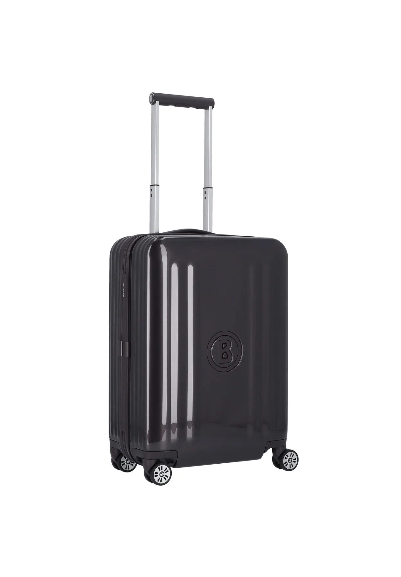Eleganter gerippter Hartschalen-Trolley