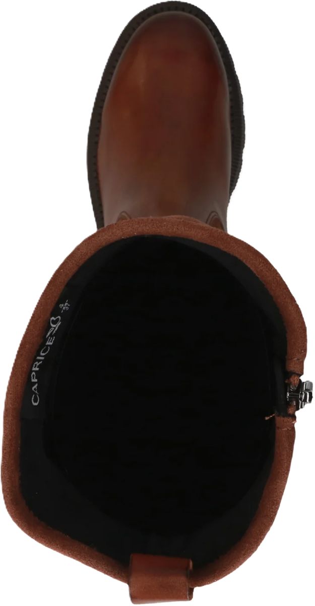 Chunky Stiefel im Materialmix