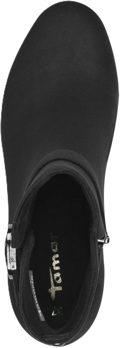 Stiefeletten in Wildleder-Optik mit Schnalle