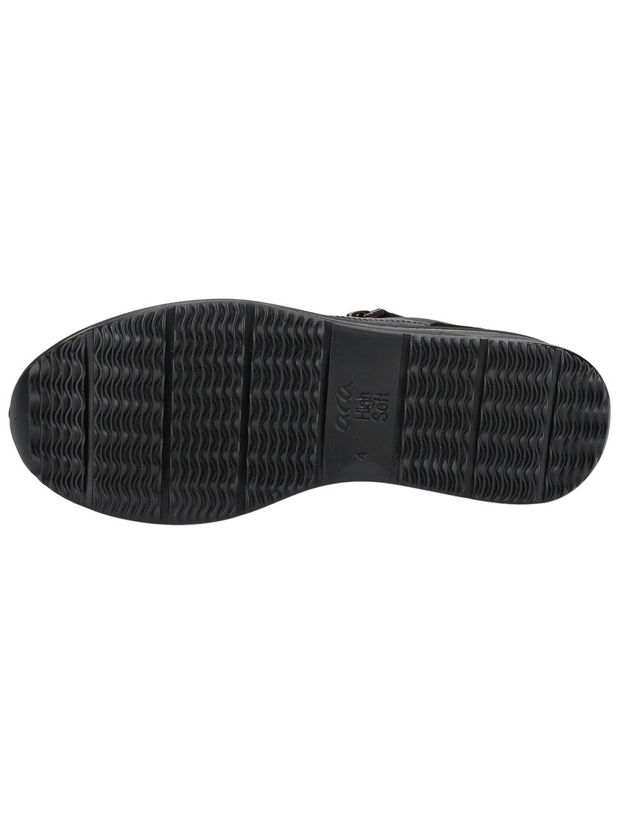 Plateau-Leder-Sneaker mit Metallic-Akzenten