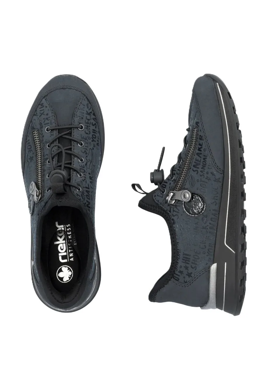 Sneaker mit grafischem Print