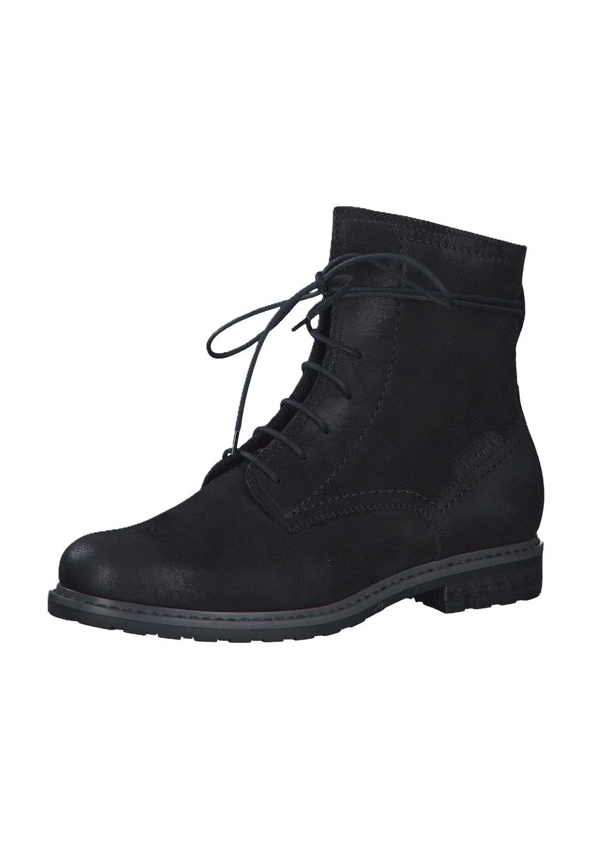 Klassische Schnürstiefeletten aus Wildleder