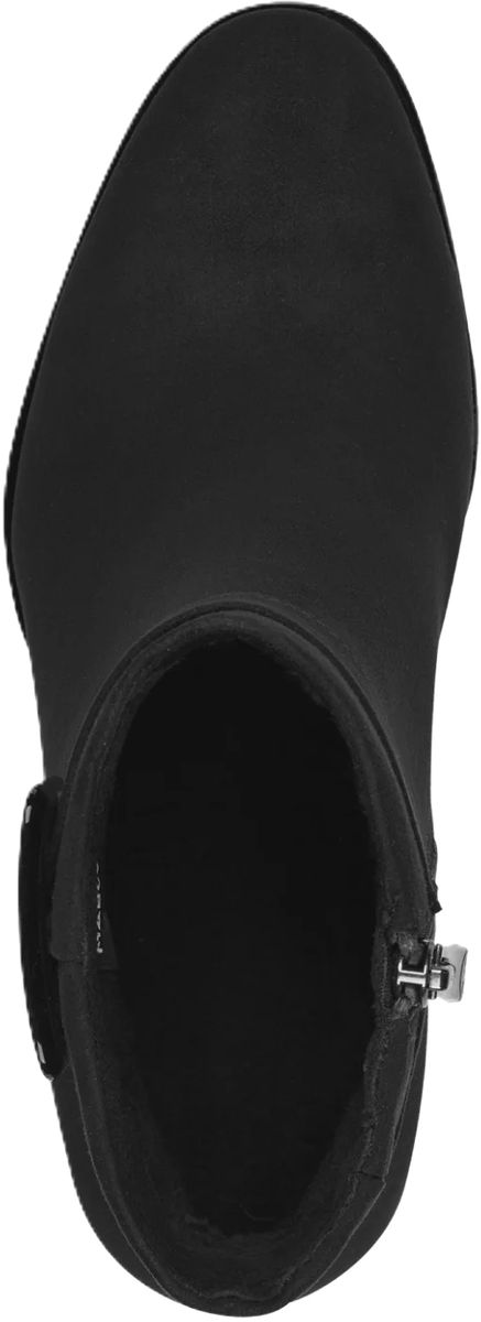 Stiefeletten in Velours-Optik mit Schnalle