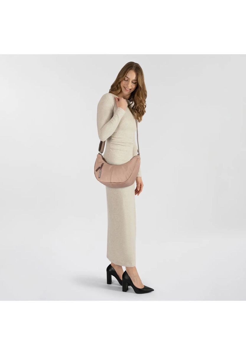 Elegante Halbmond-Umhängetasche aus Nylon