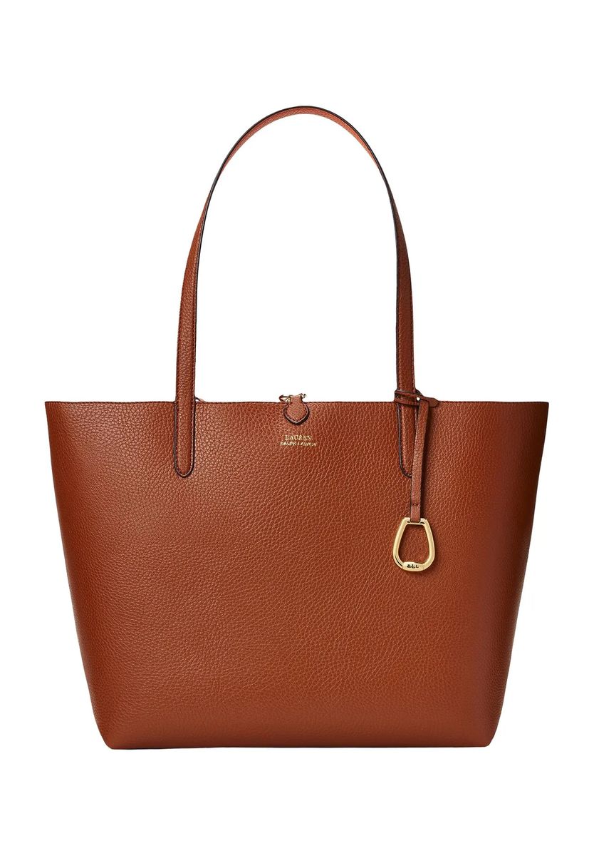 Shopper aus genarbtem Kunstleder