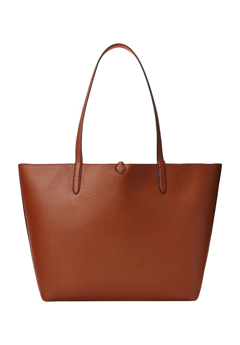 Shopper aus genarbtem Kunstleder