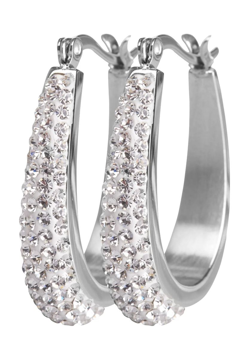 Elegante Funkelnde Zirkonia Creolen