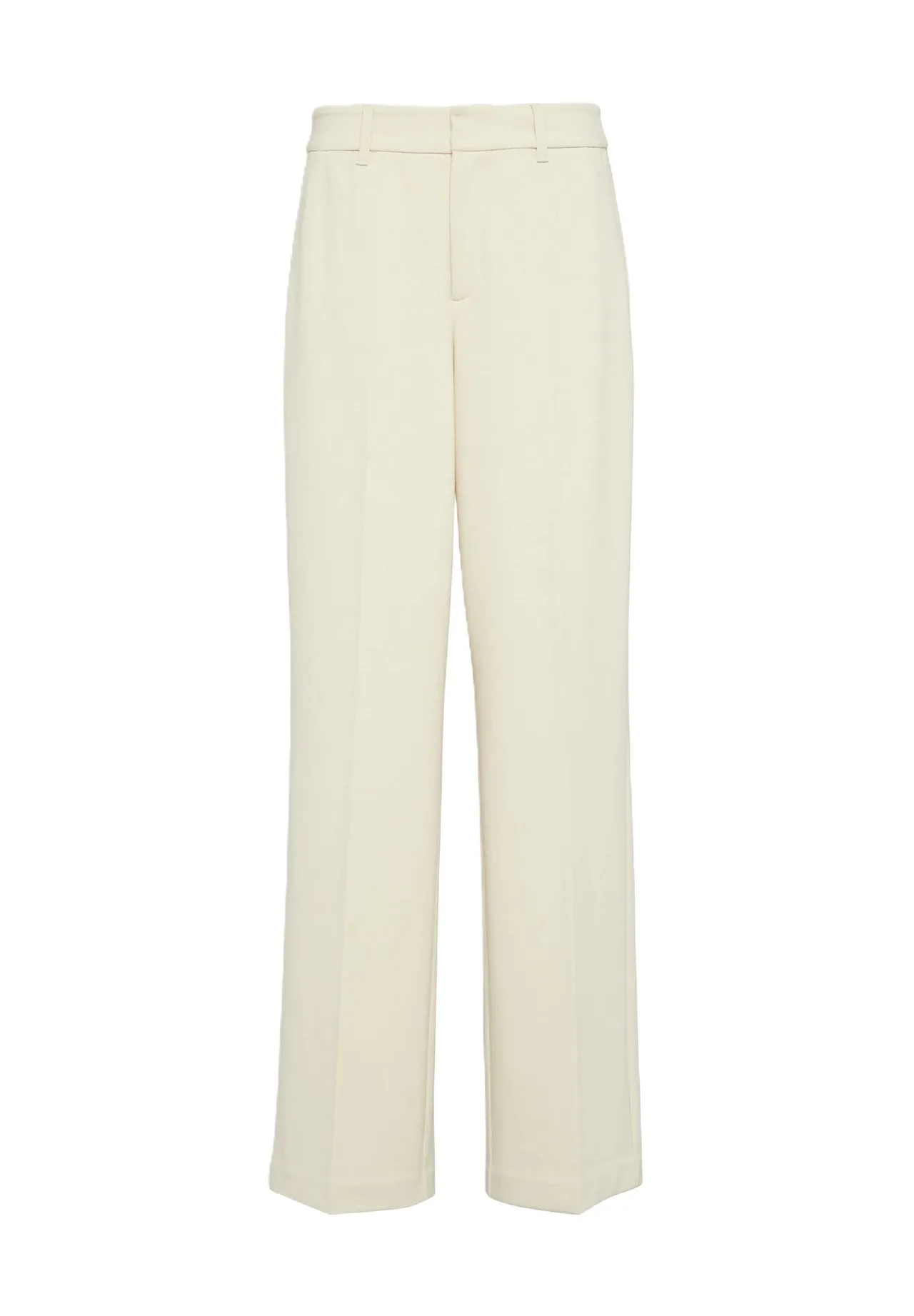 s.Oliver Stoffhose, Wide Leg, für Damen, beige, 42