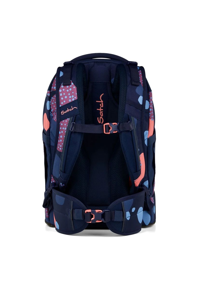 Ergonomischer Schulrucksack mit abstraktem Muster