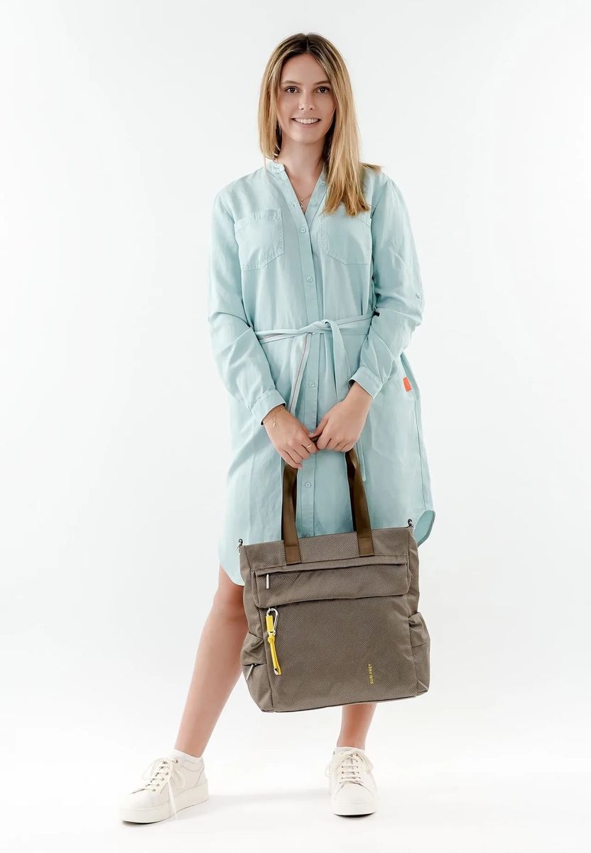 Utility-Shopper aus Nylon mit gelbem Detail