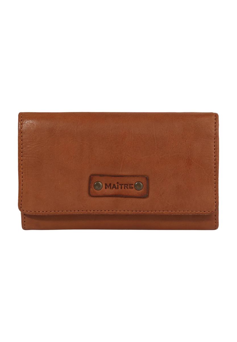 Klassisches Leder-Portemonnaie in Kontinentalform