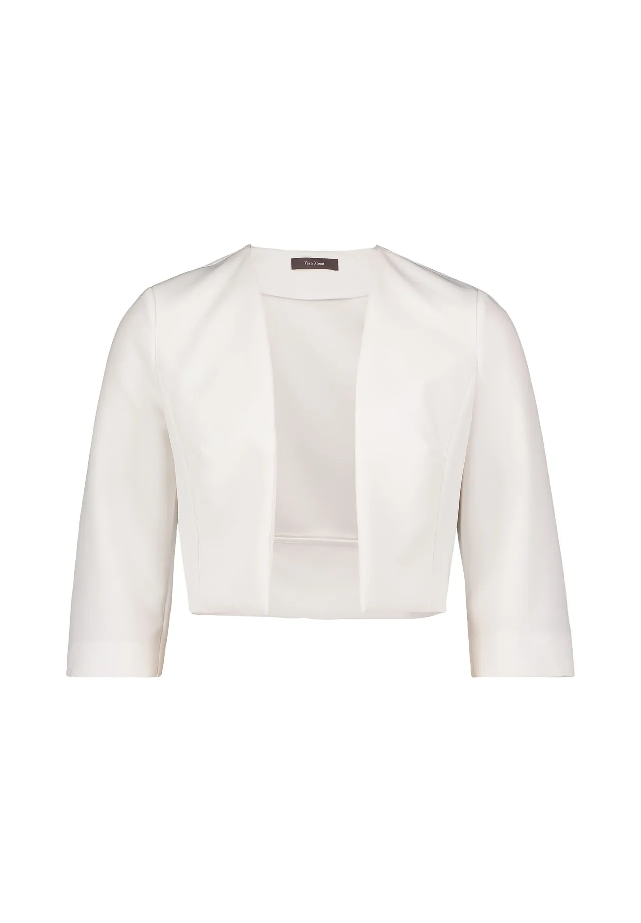 Eleganter Satin-Bolero mit Falten