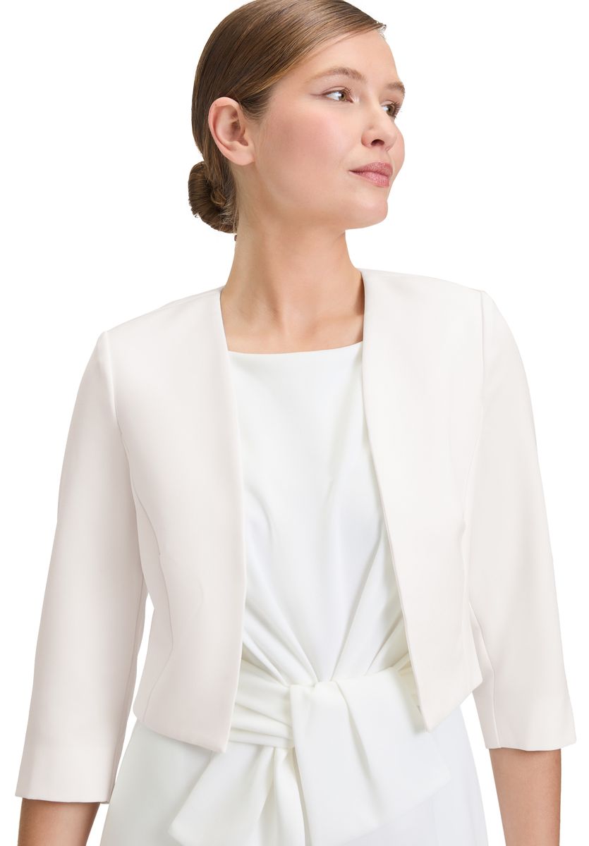Eleganter Satin-Bolero mit Falten