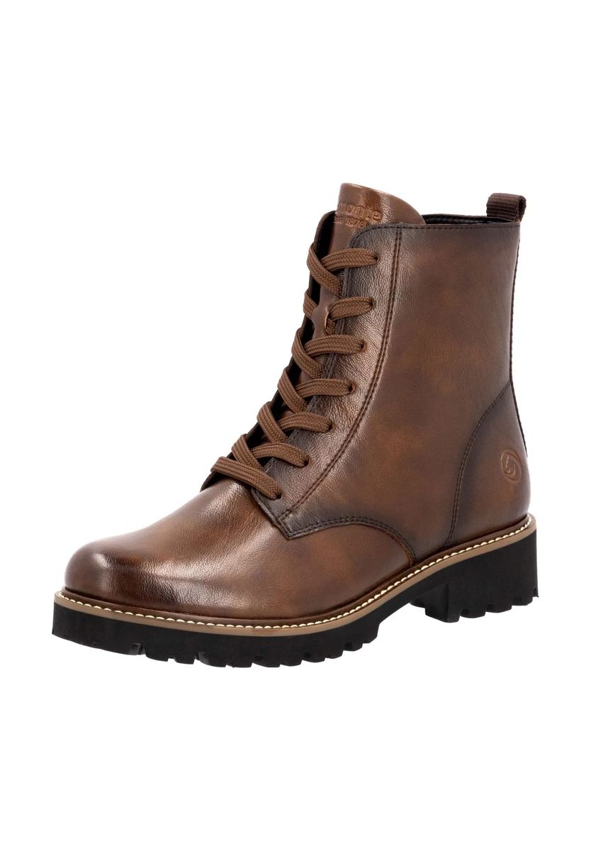 Klassische Schnürstiefeletten aus Leder