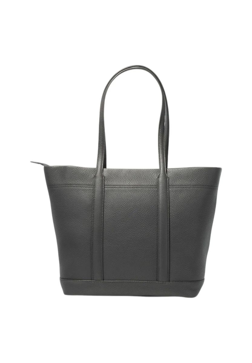 Shopper aus strukturiertem Leder