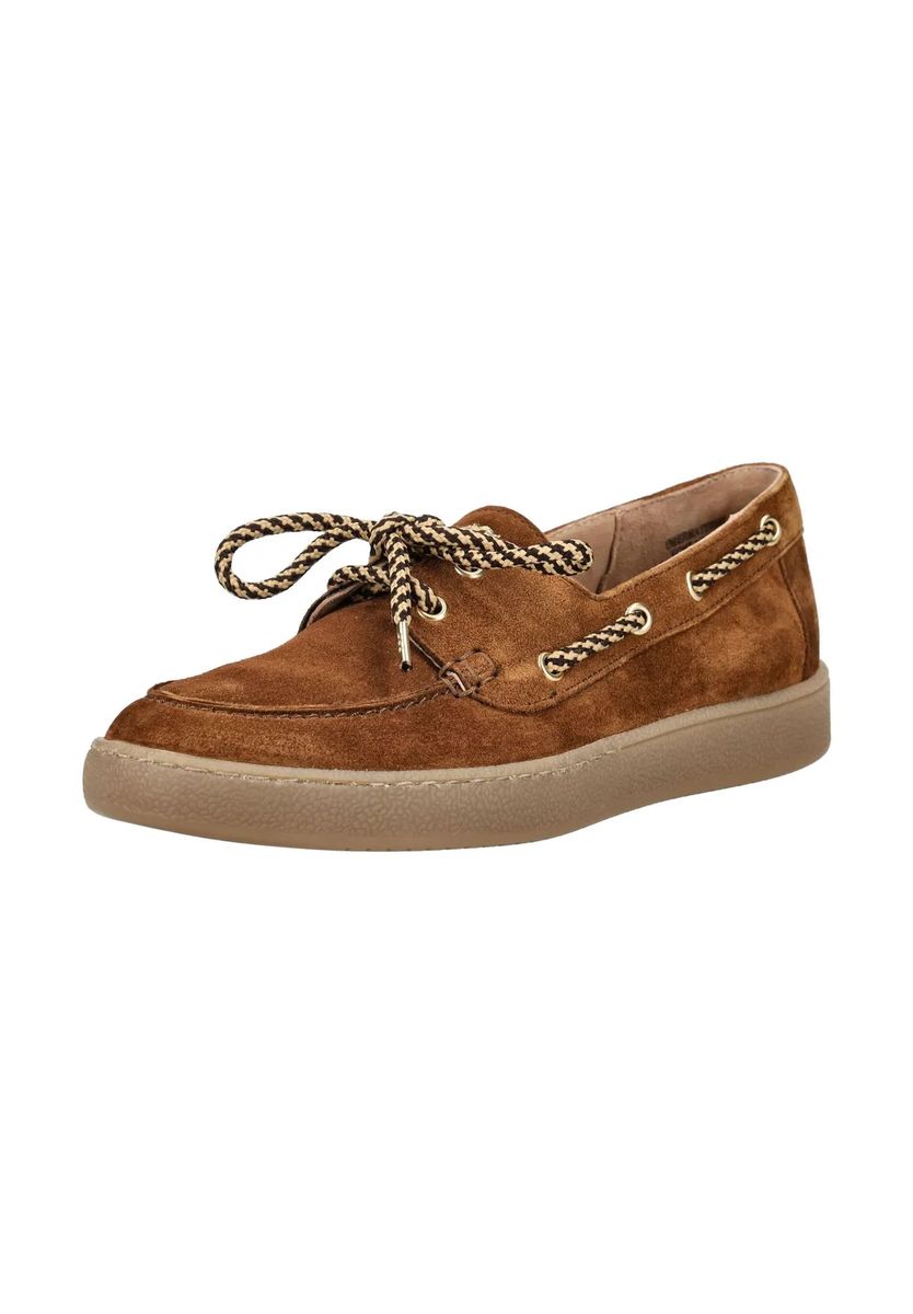 Klassische Bootsschuhe aus Veloursleder