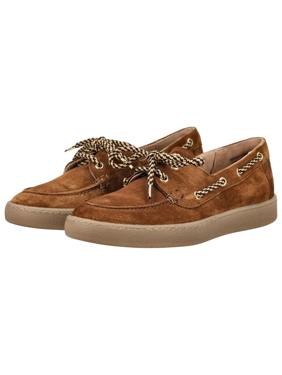 Klassische Bootsschuhe aus Veloursleder