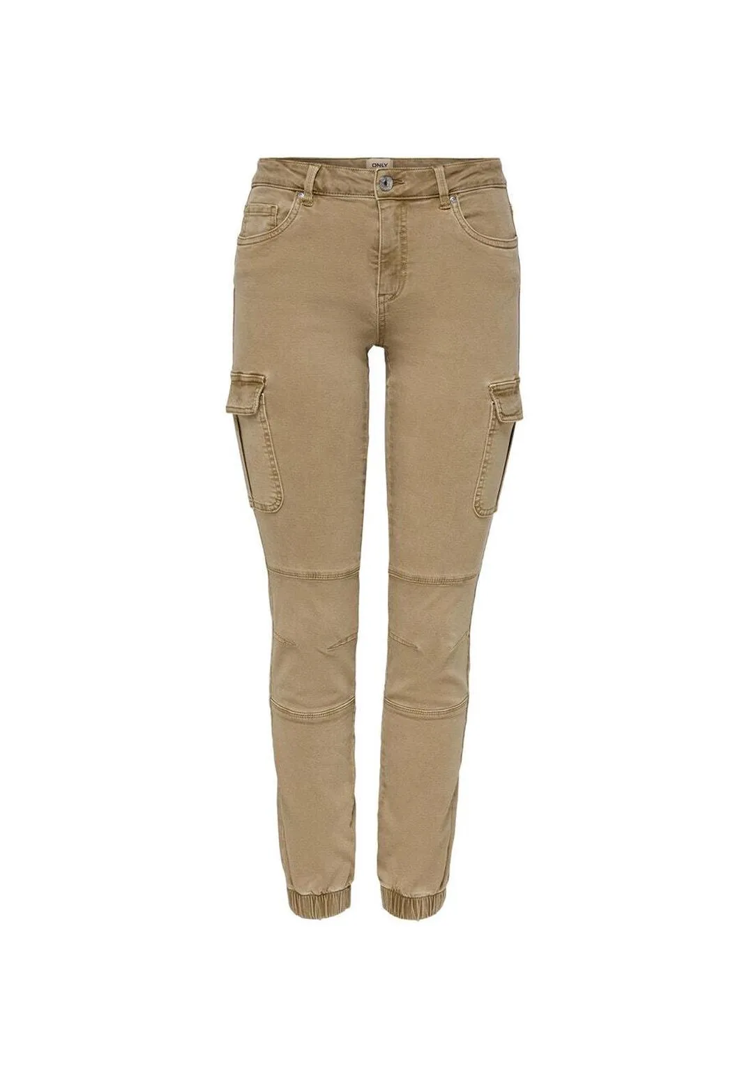 Slim-Fit Cargo-Hose mit Bündchen