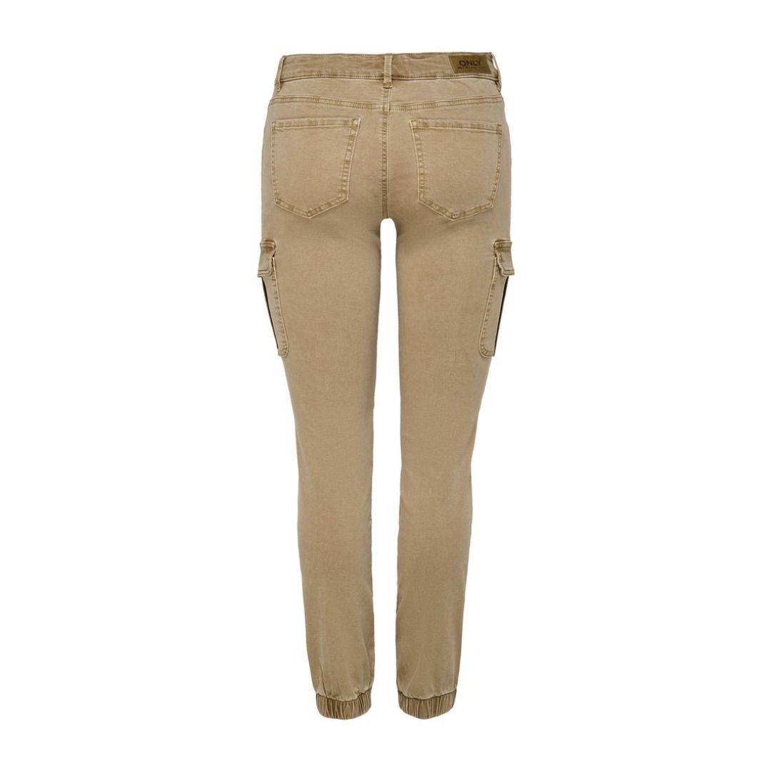Slim-Fit Cargo-Hose mit Bündchen