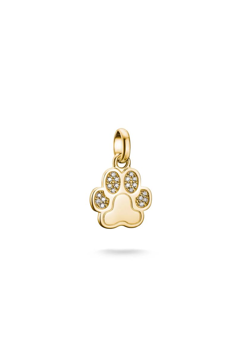 Funkelnder Pfoten Charm-Anhänger