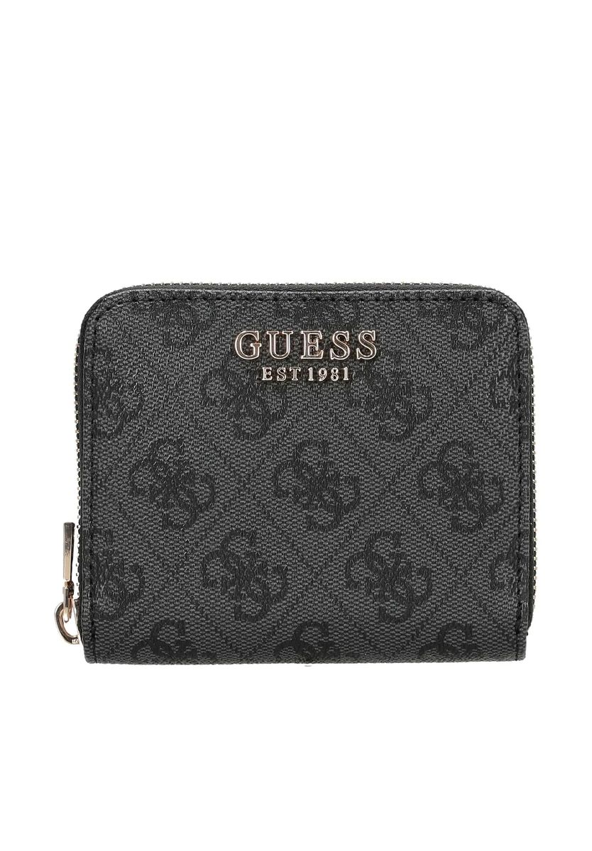 Kleine Geldbörse mit Monogramm-Muster