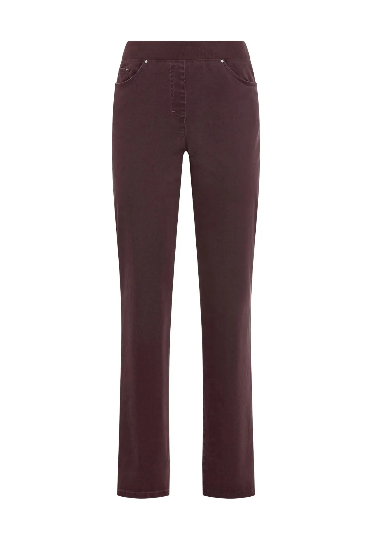 Slim Fit Stretch-Satinhose