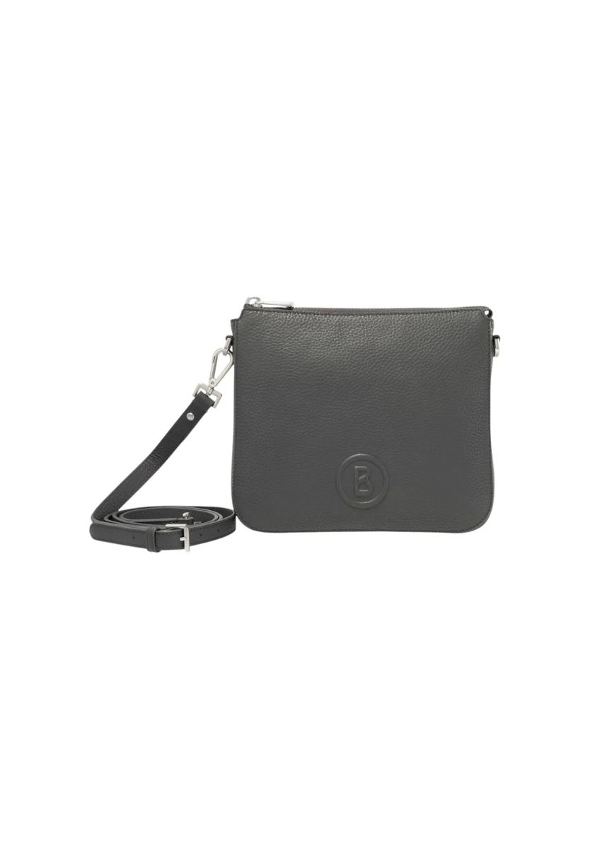 Minimalistische Umhängetasche aus genarbtem Leder