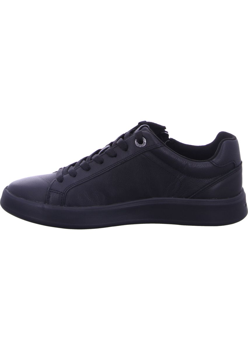 Leder-Sneaker mit seitlichem Reißverschluss