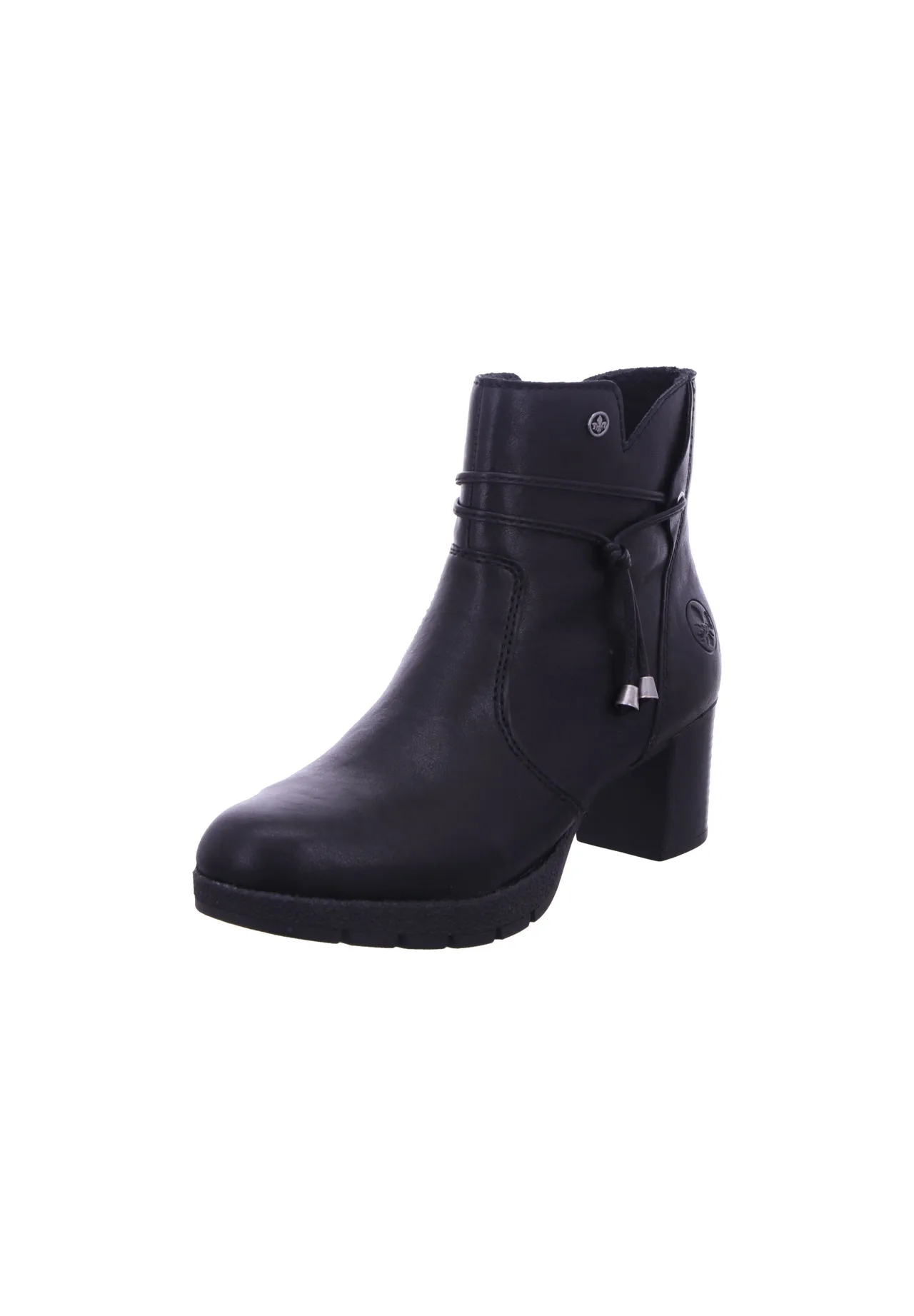 Stiefeletten mit Blockabsatz und Riemen