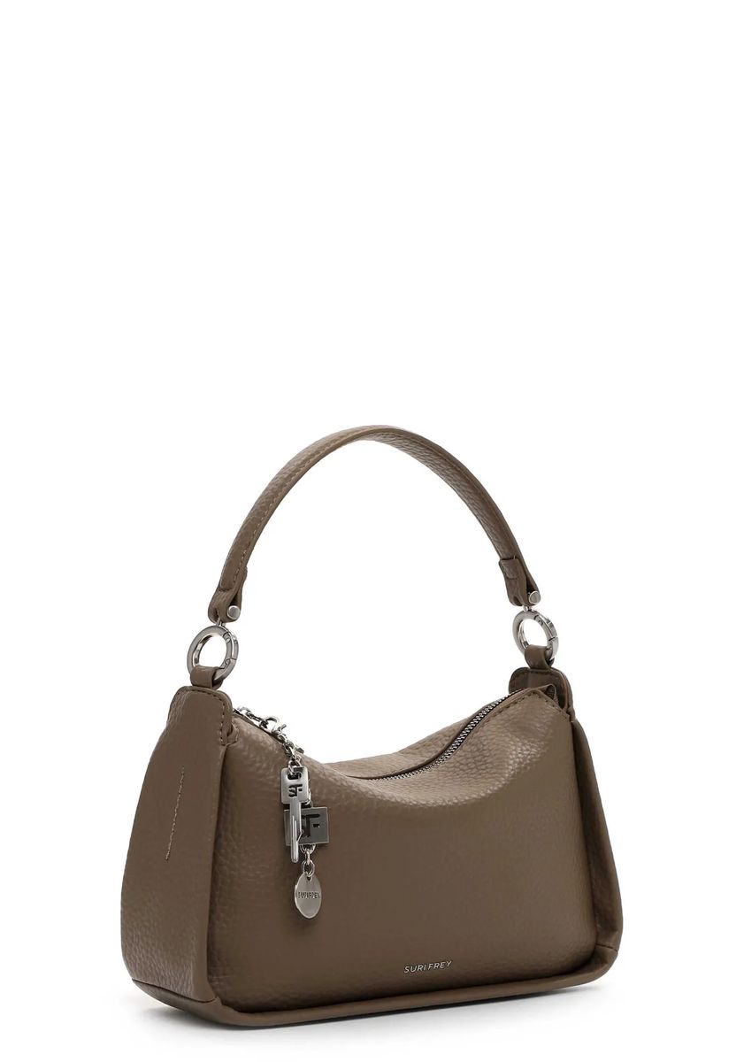 Strukturierte geschwungene Schultertasche