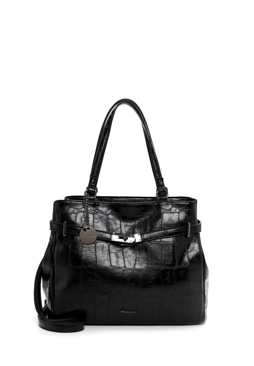 Shopper-Handtasche in Reptil-Optik