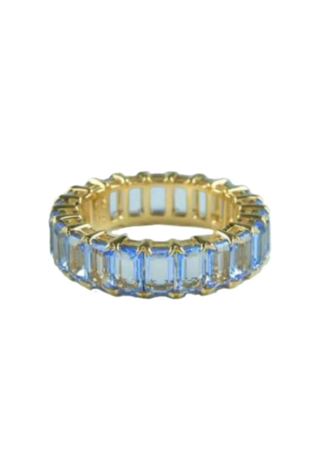 Eternity-Ring mit Oktagonschliff