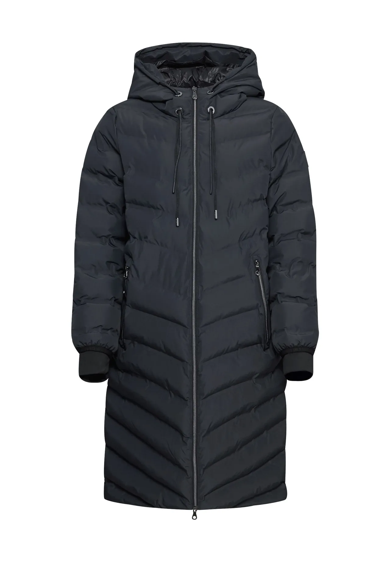 Langer Gesteppter Kapuzenparka