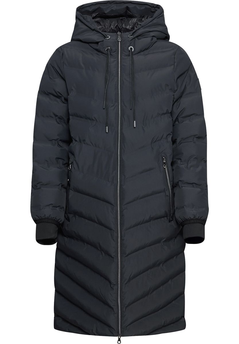 Langer Gesteppter Kapuzenparka
